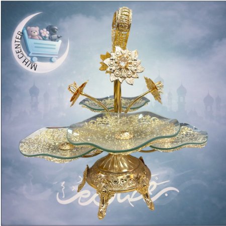 مضيفة نحاسية 4 صحون