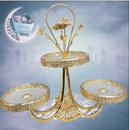 مضيفة نحاسية 3صحون