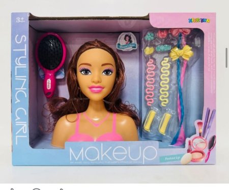 رأس لعبة مكياج