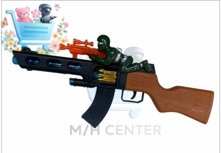 بندقية صوت مع جندي