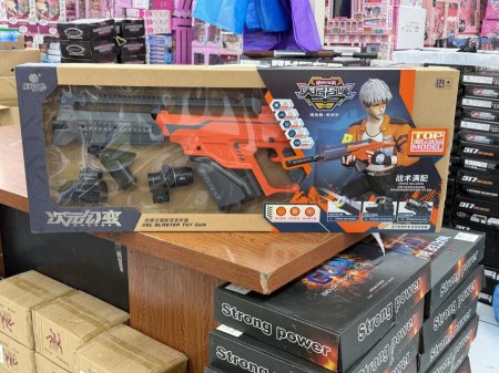 بارودة كرات الماء المنيزة مع اضاءة